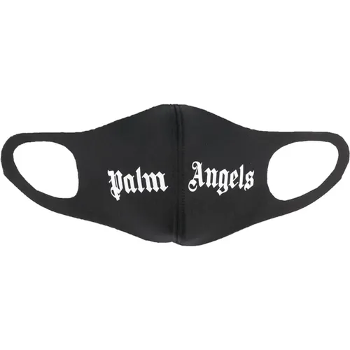Schwarze Logo-Maske Unterkunft - Palm Angels - Modalova
