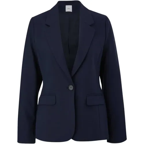 Navy Blazer Jacke , Damen, Größe: M - s.Oliver - Modalova