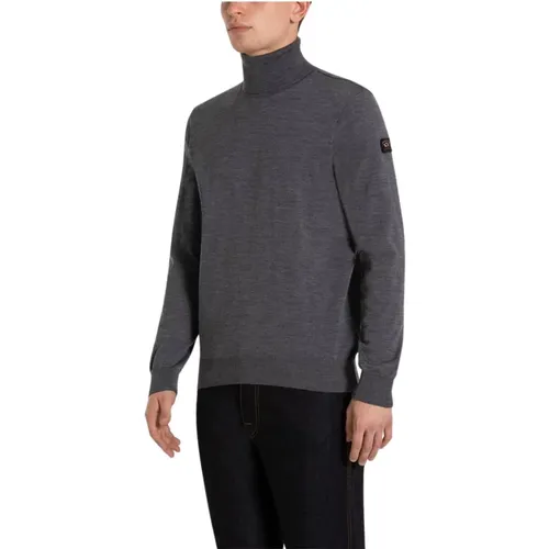 Hochhalter Pullover im Kopf gefärbt , Herren, Größe: XL - PAUL & SHARK - Modalova