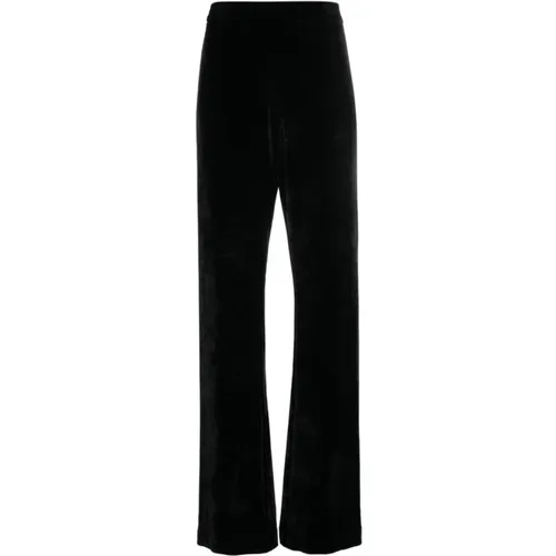 Velvet High Waist Trousers , female, Sizes: XS, S, 2XS - Jil Sander - Modalova