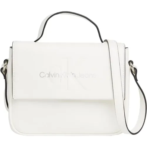 Sculpted Boxy Flap Bag , female, Sizes: ONE SIZE - Calvin Klein - Modalova