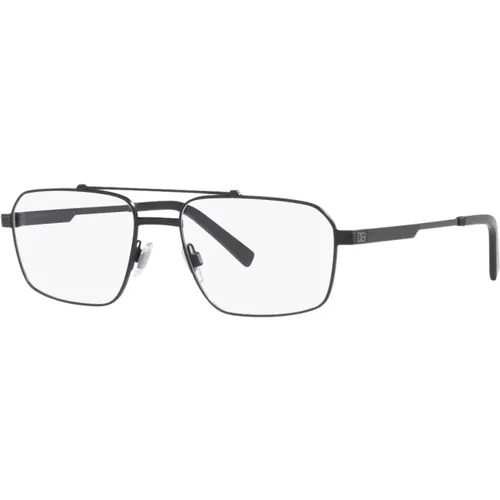 DG1345Large Metal Frame Glasses , male, Sizes: 56 MM - Dolce & Gabbana - Modalova