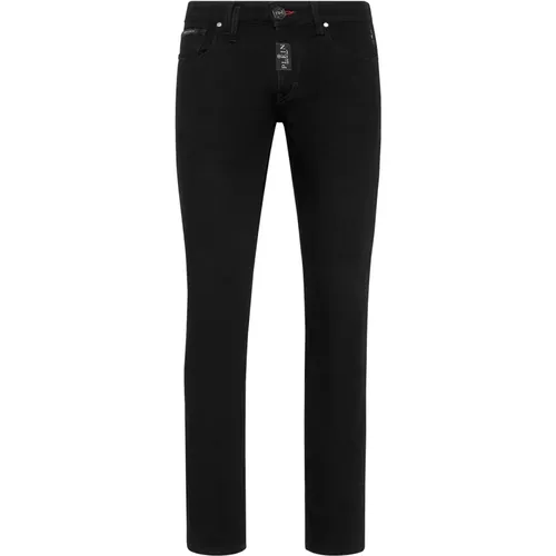 Slim-fit Jeans , Herren, Größe: W33 - Philipp Plein - Modalova