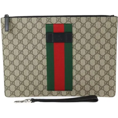 Pre-owned Canvas clutches - Gucci Vintage - Modalova