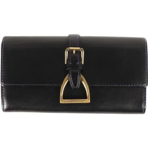 Pre-owned Leather wallets , female, Sizes: ONE SIZE - Ralph Lauren Pre-owned - Modalova