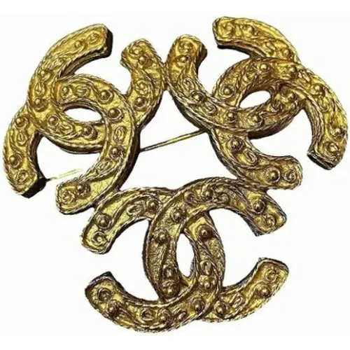 Pre-owned Jewellery, female, , Size: ONE SIZE Pre-owned Metal brooches - Chanel Vintage - Modalova