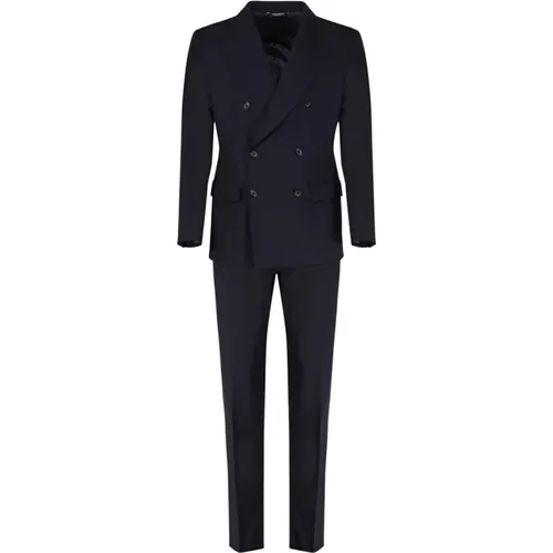 Double Breasted Suit Set , male, Sizes: XL - Dolce & Gabbana - Modalova