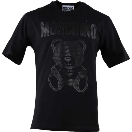 Short Sleeve Casual T-Shirt , male, Sizes: L - Moschino - Modalova