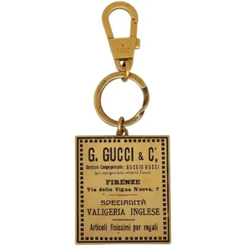 Pre-owned Accessories, male, , Size: ONE SIZE Pre-owned Metal key-holders - Gucci Vintage - Modalova