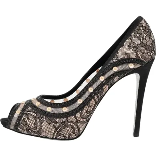 Pre-owned Pumps, female, , Size: 11 US Pre-owned Lace heels - René Caovilla Pre-owned - Modalova