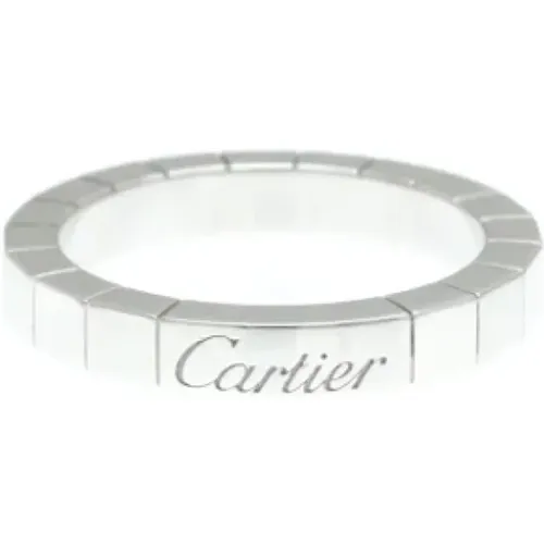 Pre-owned Jewellery, female, , Size: ONE SIZE Pre-owned White Gold rings - Cartier Vintage - Modalova