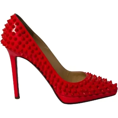 Neon Patent Leather Spike Heels , female, Sizes: 3 1/2 UK - Christian Louboutin Pre-owned - Modalova