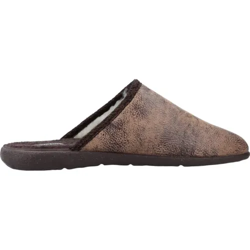 Faux Leather Comfort Slippers - Victoria - Modalova