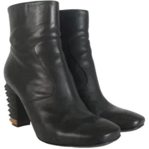 Pre-owned Leather boots , female, Sizes: 4 UK - Fendi Vintage - Modalova