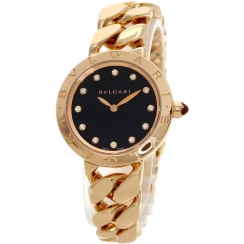 Pre-owned Watches, female, , Size: ONE SIZE Pre-owned Rose Gold watches - Bvlgari Vintage - Modalova