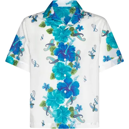 Floral Paisley Print Camp Collar Shirt , male, Sizes: L - ETRO - Modalova
