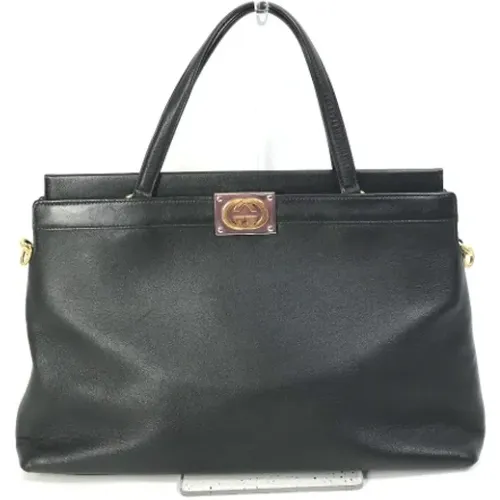 Pre-owned Tote Bags, female, , Size: ONE SIZE Pre-owned Leather gucci-bags - Gucci Vintage - Modalova