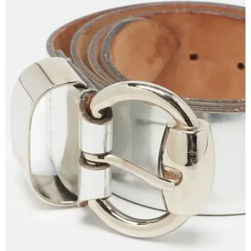 Pre-owned Belts, female, , Size: ONE SIZE Pre-owned Leather belts - Gucci Vintage - Modalova