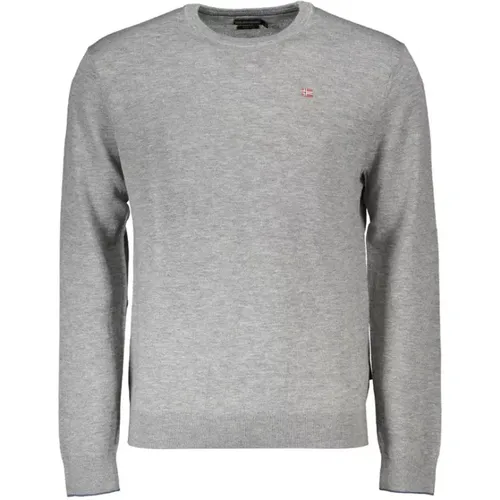 Eleganter Wollbestickter Pullover - Napapijri - Modalova