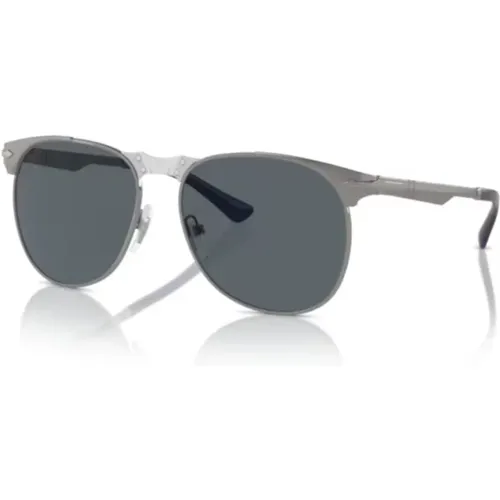 Sunglasses, unisex, , Size: ONE SIZE Classic Sunglasses with Black Lenses - Persol - Modalova