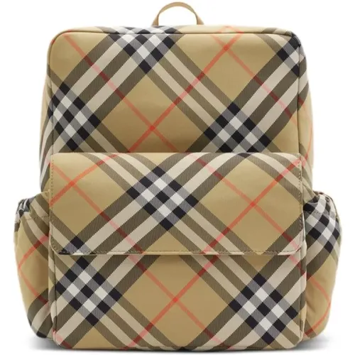 Backpacks, male, , Size: ONE SIZE Vintage Check Backpack - Burberry - Modalova