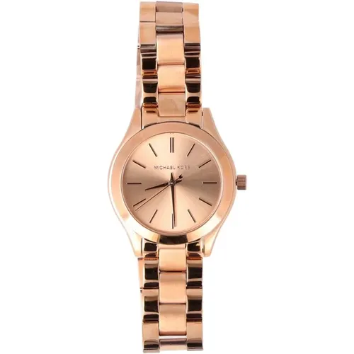 Watches, female, , Size: ONE SIZE Rose Gold Stainless Steel Fashion Watch - Michael Kors - Modalova