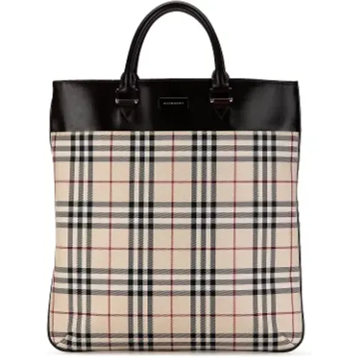 Pre-owned Canvas totes , female, Sizes: ONE SIZE - Burberry Vintage - Modalova