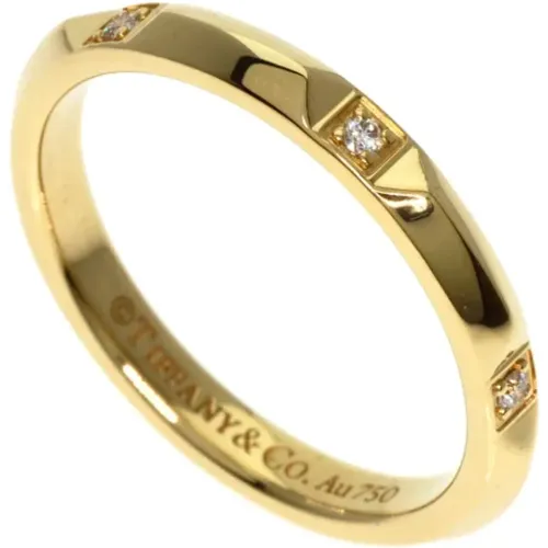 Pre-owned Gold rings , female, Sizes: ONE SIZE - Tiffany & Co. Pre-owned - Modalova