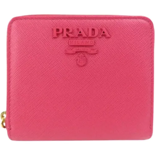 Pre-owned Leder Portemonnaies , Damen, Größe: ONE Size - Prada Vintage - Modalova