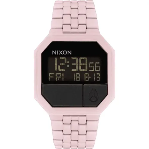 Retro-futuristische Matte Blumen Uhr - Nixon - Modalova