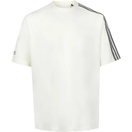 Closure Jersey T-shirt with 3-Stripes Logo , male, Sizes: L, M, S - Y-3 - Modalova