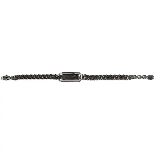 Medallion Chain-link Bracelet , male, Sizes: ONE SIZE - alexander mcqueen - Modalova