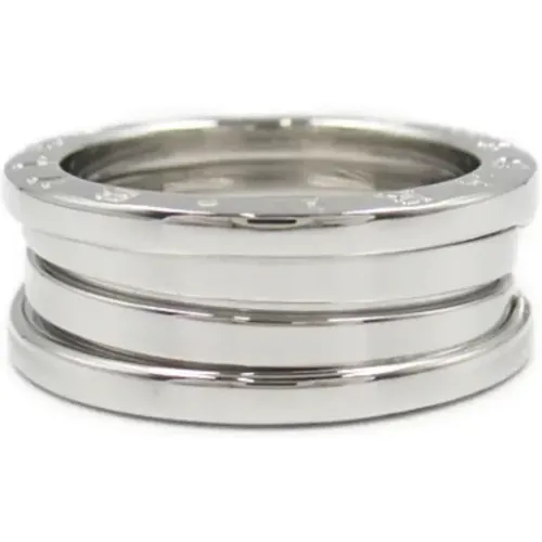 Pre-owned Jewellery, female, , Size: ONE SIZE Pre-owned White Gold rings - Bvlgari Vintage - Modalova