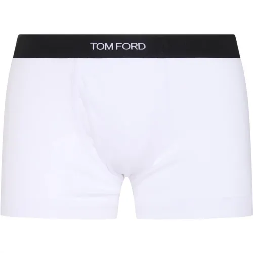 Bottoms, male, , Size: XL Cotton Blend Boxer Briefs - Tom Ford - Modalova