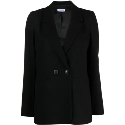 Schwarzer Wollmischung Kaia Blazer , Damen, Größe: M - Anine Bing - Modalova