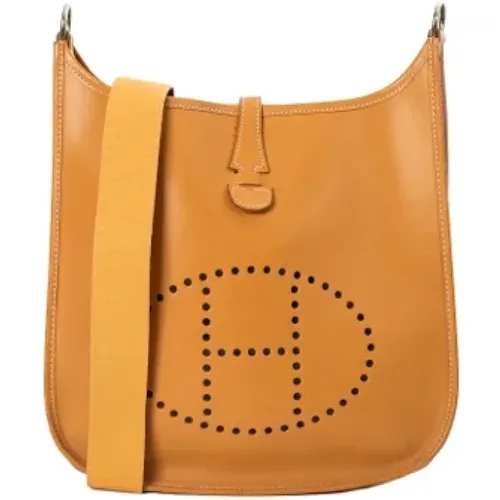 Pre-owned Cross Body Bags, female, , Size: ONE SIZE Pre-owned Leather shoulder-bags - Hermès Vintage - Modalova