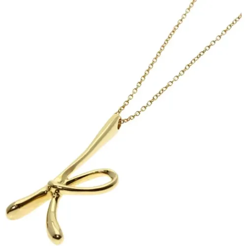 Pre-owned Jewellery, female, , Size: ONE SIZE Pre-owned Gold necklaces - Tiffany & Co. Pre-owned - Modalova