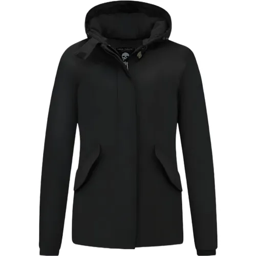 Short Women Winter Jacket with Hood , female, Sizes: S, XL, M, XS, L - Matogla - Modalova