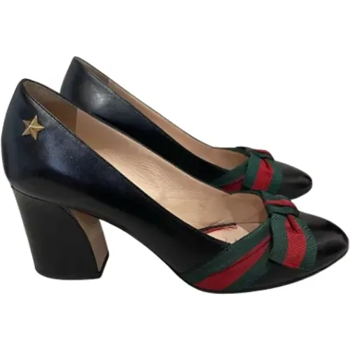 Pre-owned Pumps, female, , Size: 7 1/2 US Pre-owned Leather heels - Gucci Vintage - Modalova