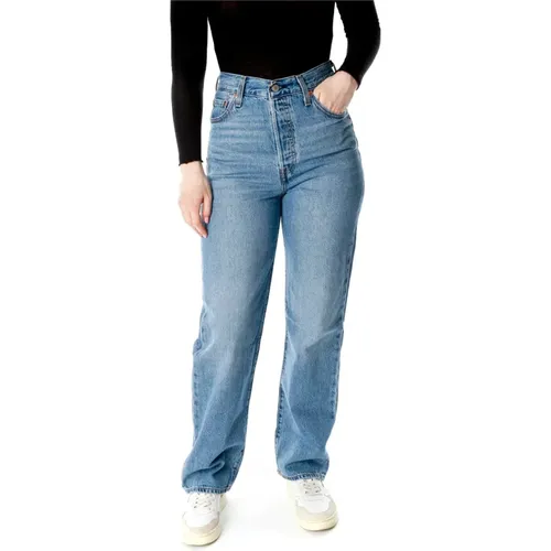 Levi's, Ribcage Ankle Straight Fit Highwaist Jeans , Damen, Größe: W26 L27 - Levis - Modalova