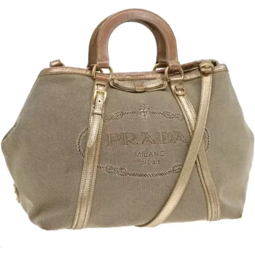 Pre-owned Handbags, female, , Size: ONE SIZE Pre-owned Canvas handbags - Prada Vintage - Modalova