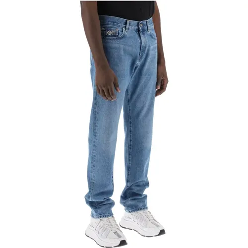 Medusa Biggie Regular Fit Jeans , Herren, Größe: W30 - Versace - Modalova