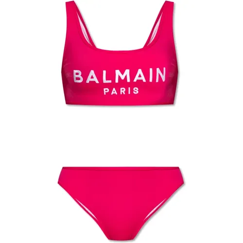Two-piece swimsuit , female, Sizes: XS - Balmain - Modalova