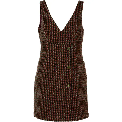 Kurzes Kleid Multicolor Tweed Winter , Damen, Größe: S - pinko - Modalova