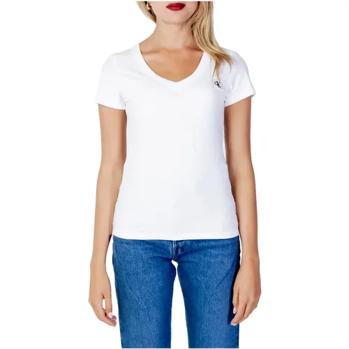 Short Sleeve Shirts , Damen, Größe: 2XL - Calvin Klein Jeans - Modalova