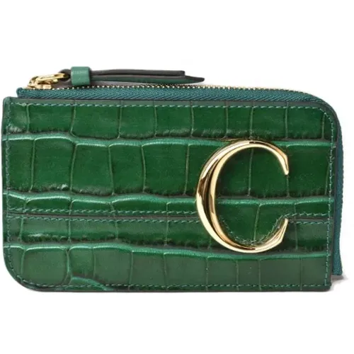 Pre-owned Wallets, female, , Size: ONE SIZE Pre-owned Leather wallets - Chloé Pre-owned - Modalova