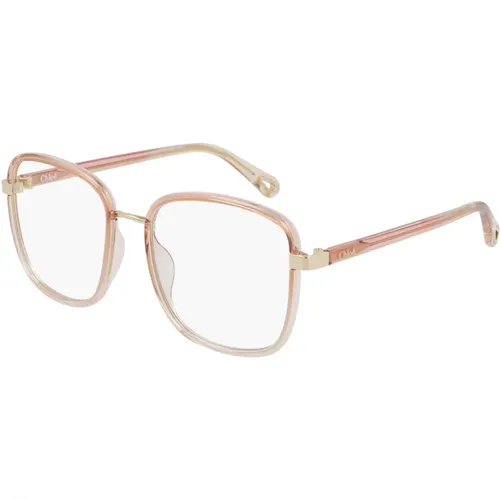 Glasses, female, , Size: 50 MM Eyewear frames Franky Ch0034O - Chloé - Modalova