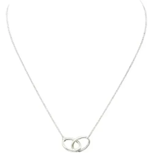 Pre-owned Jewellery, female, , Size: ONE SIZE Pre-owned Silver necklaces - Tiffany & Co. Pre-owned - Modalova