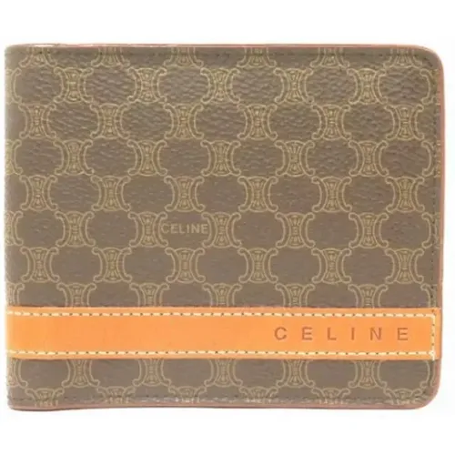 Pre-owned Leather wallets , male, Sizes: ONE SIZE - Celine Vintage - Modalova