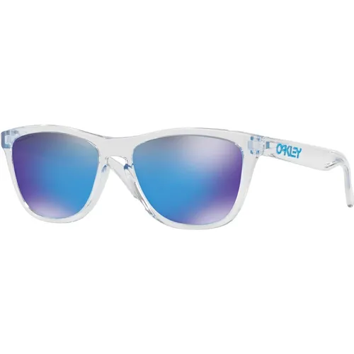 Sunglasses, unisex, , Size: 55 MM Crystal/Prizm Sapphire Sunglasses - Oakley - Modalova